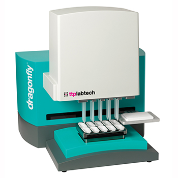 TTP Labtech dragonfly liquid handler for screen optimisation