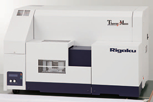 Rigaku ThermoMass simultaneous DTA/TG with EGA (Evolved Gas Analysis)