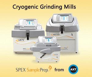 Cryogenic grinding mills from SPEX