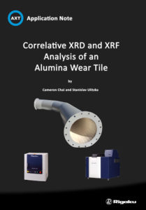 Correlative XRD and XRF Analysis of an Alumina Wear Tile