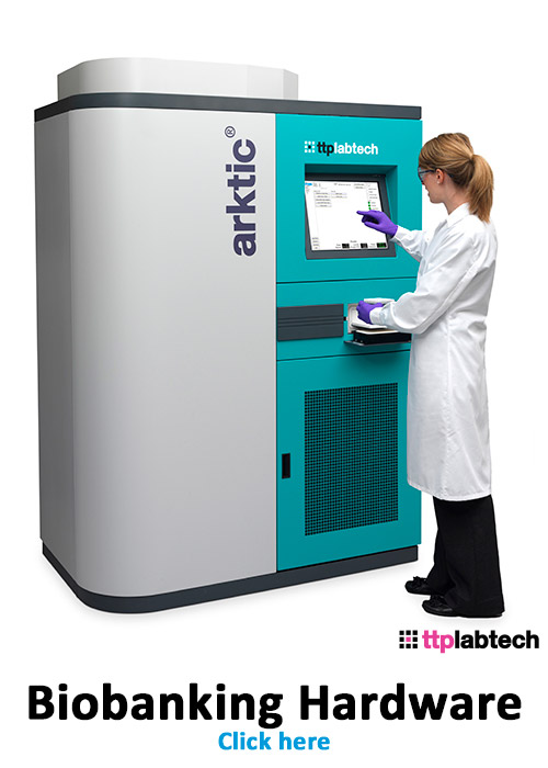 Biobanking hardware - Arktic -80°C specimen storage