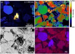 Cathodouluminescence Intensity Map