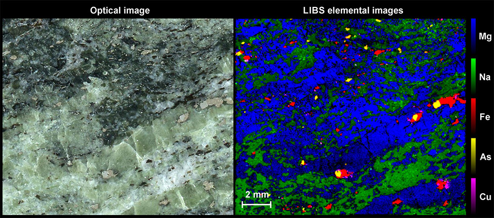 ELEMISSION LIBS mineral