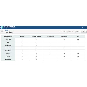 OpenSpecimen Report