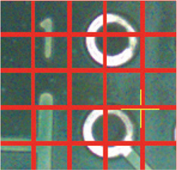 Rigaku Primus IV WDXRF mapping location setting - grid mode