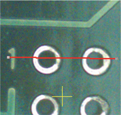 Rigaku Primus IV WDXRF mapping location setting - line mode