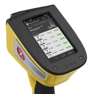 SciAps X-series handheld XRF spectrometer powered by Android