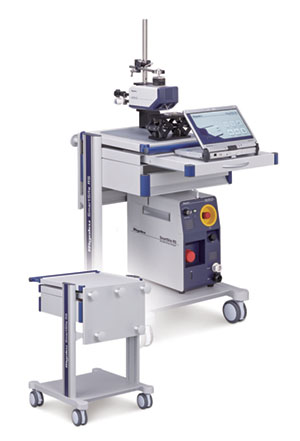 Rigaku SmartSite RS with cart for mobile lab testing