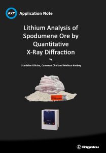 Lithium anlysis of Spodumene Ore by Quantitative XRD