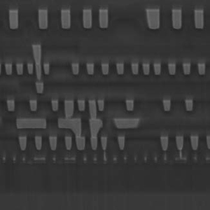 Microelectronics and semiconductor example from TESCAN XEIA Ultra-High resolution SEM with Xe Plasma FIB