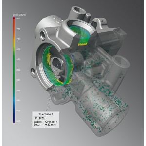 Yxlon CT of aluminium casting