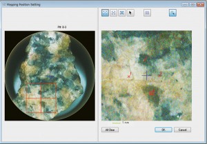 Rigaku ZSX Primus IV WDXRF mapping position setting