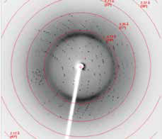 neuroaminidase diffraction pattern